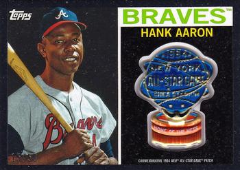 2017 Topps - MLB All-Star Game Commemorative Logo Patch Black #ASL-HA Hank Aaron Front