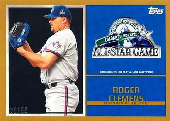 2017 Topps - MLB All-Star Game Commemorative Logo Patch Black #ASL-RCL Roger Clemens Front