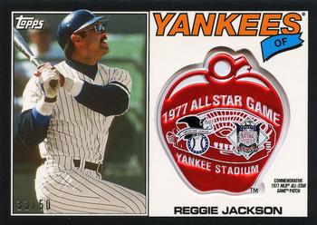 2017 Topps - MLB All-Star Game Commemorative Logo Patch Black #ASL-RJ Reggie Jackson Front
