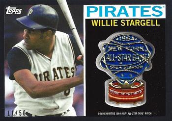 2017 Topps - MLB All-Star Game Commemorative Logo Patch Black #ASL-WS Willie Stargell Front