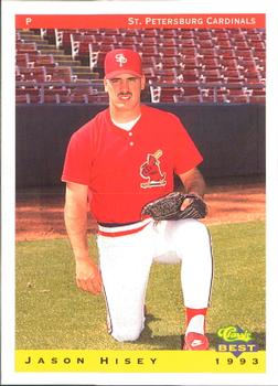 1993 Classic Best St. Petersburg Cardinals #14 Jason Hisey Front