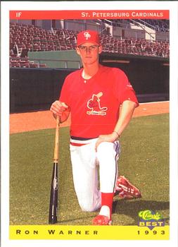1993 Classic Best St. Petersburg Cardinals #27 Ron Warner Front
