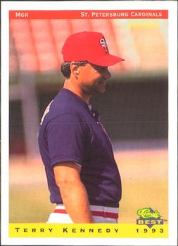 1993 Classic Best St. Petersburg Cardinals #29 Terry Kennedy Front