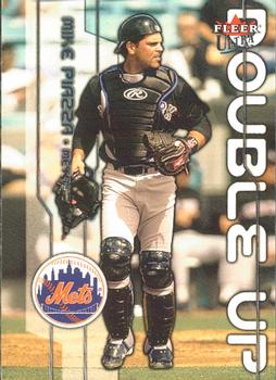 2003 Ultra - Double Up #13 DU Mike Piazza / Ivan Rodriguez Front