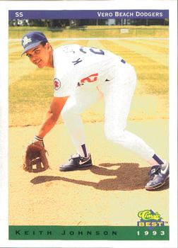 1993 Classic Best Vero Beach Dodgers #10 Keith Johnson Front