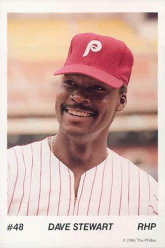 1986 Tastykake Philadelphia Phillies #NNO Dave Stewart Front