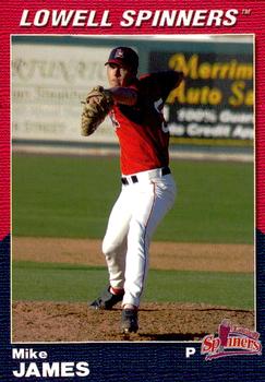 2004 Choice Lowell Spinners #22 Mike James Front