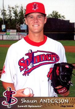 2016 Grandstand Lowell Spinners #NNO Shaun Anderson Front
