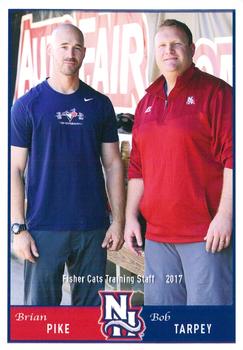 2017 Grandstand New Hampshire Fisher Cats #NNO Brian Pike / Bob Tarpey Front
