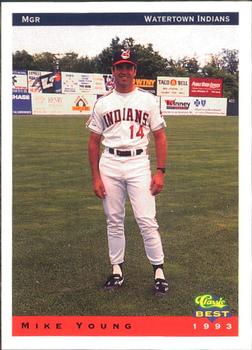 1993 Classic Best Watertown Indians #29 Mike Young Front