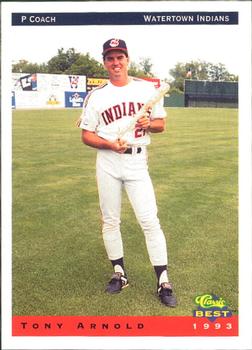1993 Classic Best Watertown Indians #30 Tony Arnold Front