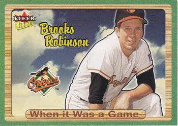 2003 Ultra - When It Was A Game #16WG Brooks Robinson Front