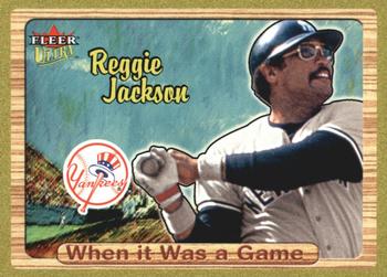 2003 Ultra - When It Was A Game #22WG Reggie Jackson Front