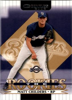 2002 Donruss The Rookies #47 Matt Childers Front