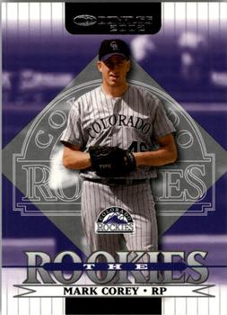 2002 Donruss The Rookies #99 Mark Corey Front