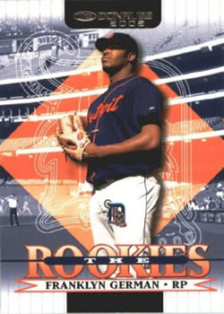 2002 Donruss The Rookies #42 Franklyn German Front