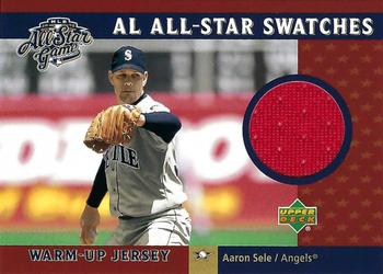 2003 Upper Deck - AL All-Star Swatches #ASA-AS Aaron Sele Front