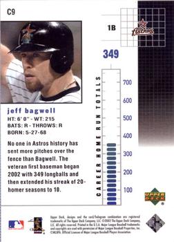 2003 Upper Deck - The Chase for 755 #C9 Jeff Bagwell Back