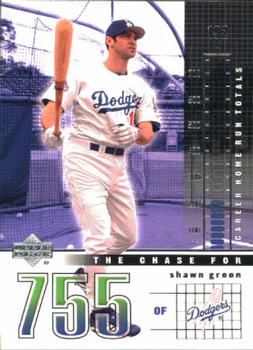 2003 Upper Deck - The Chase for 755 #C10 Shawn Green Front