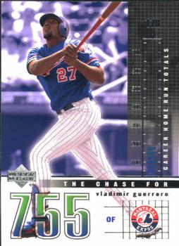 2003 Upper Deck - The Chase for 755 #C11 Vladimir Guerrero Front