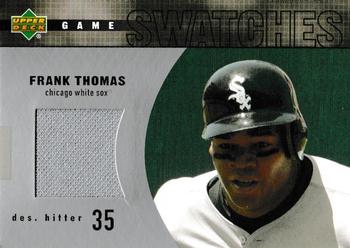 2003 Upper Deck - Game Swatches #RJ-FT Frank Thomas Front