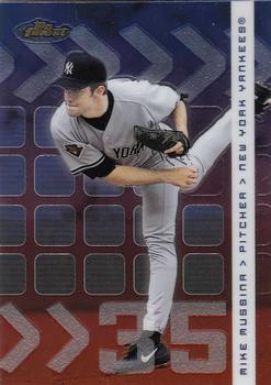 2002 Finest #1 Mike Mussina Front