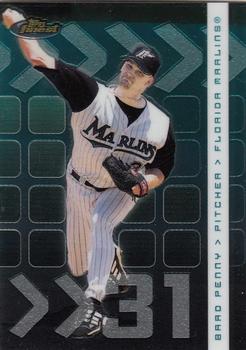 2002 Finest #10 Brad Penny Front