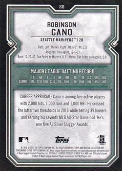2017 Topps Museum Collection - Copper #25 Robinson Cano Back