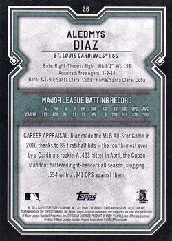 2017 Topps Museum Collection - Copper #26 Aledmys Diaz Back