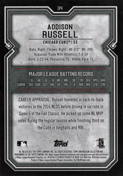 2017 Topps Museum Collection - Copper #34 Addison Russell Back