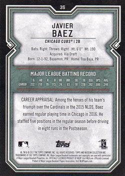 2017 Topps Museum Collection - Copper #35 Javier Baez Back