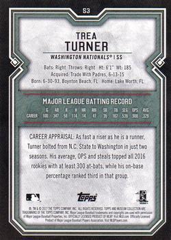 2017 Topps Museum Collection - Copper #53 Trea Turner Back