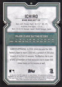 2017 Topps Museum Collection - Sapphire #18 Ichiro Back