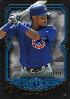 2017 Topps Museum Collection - Sapphire #34 Addison Russell Front