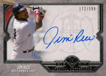 2017 Topps Museum Collection - Archival Autographs #AA-JR Jim Rice Front