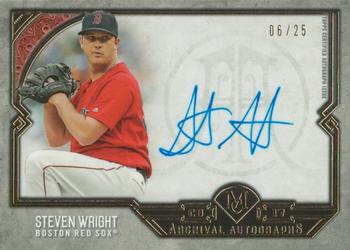 2017 Topps Museum Collection - Archival Autographs Gold #AA-SW Steven Wright Front