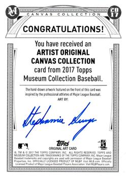 2017 Topps Museum Collection - Canvas Collection Originals #NNO Todd Frazier Back