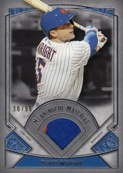 2017 Topps Museum Collection - Meaningful Material Relics #MM-DW David Wright Front