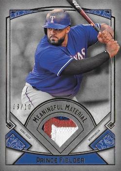 2017 Topps Museum Collection - Meaningful Material Relics Gold #MM-PF Prince Fielder Front