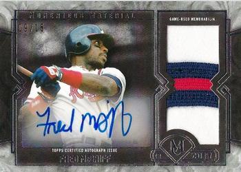2017 Topps Museum Collection - Momentous Material Jumbo Patch Autographs #JPA-FM Fred McGriff Front