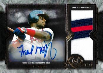 2017 Topps Museum Collection - Momentous Material Jumbo Patch Autographs Gold #JPA-FM Fred McGriff Front
