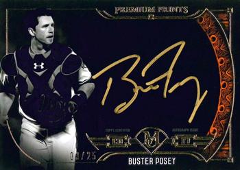 2017 Topps Museum Collection - Premium Prints Autographs #PP-BP Buster Posey Front