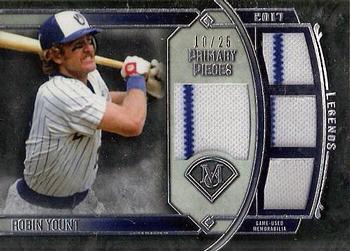 2017 Topps Museum Collection - Primary Pieces Legends Quad Relics (Single-Player) #SPQ-RY Robin Yount Front