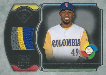 2017 Topps Museum Collection - Primary Pieces World Baseball Classic Patch #WBCPR-JT Julio Teheran Front