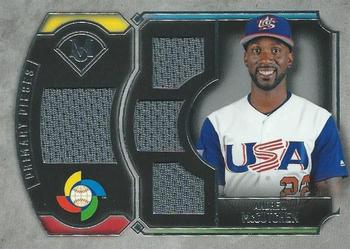 2017 Topps Museum Collection - Primary Pieces WBC Quad Relics (Single-Player) #WBCQR-AM Andrew McCutchen Front