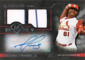 2017 Topps Museum Collection - Signature Swatches Dual Relic Autographs #DRA-ARY Alex Reyes Front