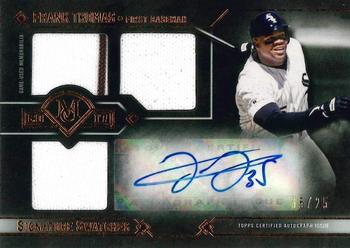 2017 Topps Museum Collection - Signature Swatches Triple Relic Autographs Copper #TRA-FT Frank Thomas Front