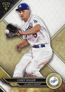 2017 Topps Triple Threads #17 Corey Seager Front