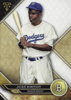 2017 Topps Triple Threads #65 Jackie Robinson Front