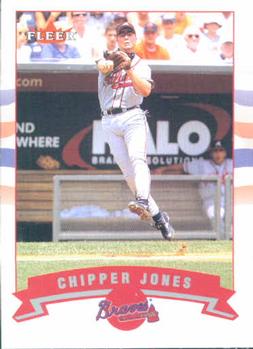 2002 Fleer #142 Chipper Jones Front